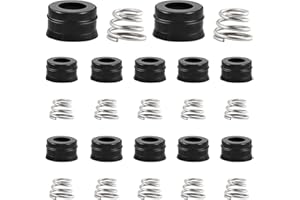 ARPOVIST 24 Pieces RP4993 Replacement Seats and Springs RP4993 Faucet Repair Seat Spring Kit, Faucet Stem Assembly Replacement Kit for Handle Faucets Repair (Black)