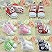 Dealzip Inc Super Cute Unisex Toddler Infant Baby Boy Girls Canvas Sneaker for Prewalker(3-6 months,Pink)