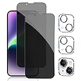 PEHAEL [2+2Pack for iPhone 14 Privacy Screen
