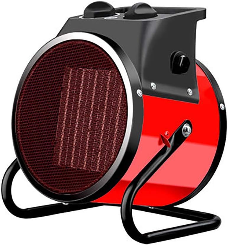 Industrial Electric Fan Heater 2000W Air Warmer with Thermostat Silent