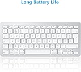 OMOTON Bluetooth Keyboard for Mac UK Layout Silver view 5