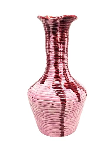 Amazon Com Unique Handmade Decorative Ceramic Vase Glazed Violet