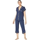 Eberjey Gisele Short Sleeve and Cropped Pant PJ Set