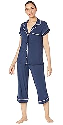 Eberjey Gisele Short Sleeve and Cropped Pant PJ Set