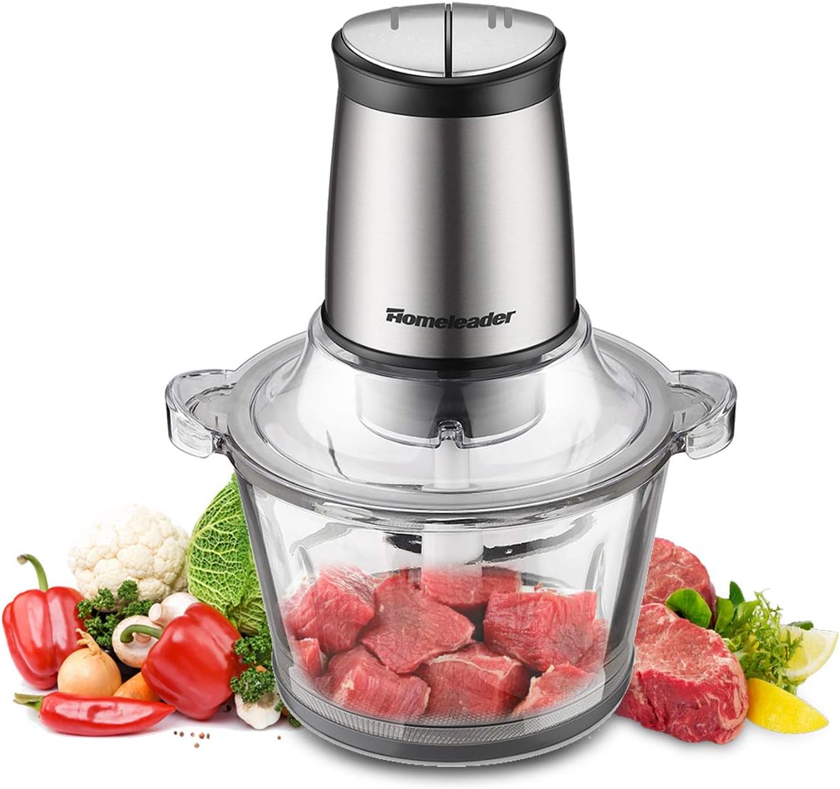 Food Chopper 8-Cup Food Processor 