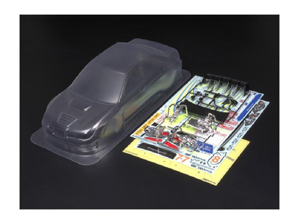 TAMIYA 51289-000 300051289 Body Set Subaru Impreza WRC 2007, Grey