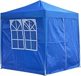 Panana 3x3m Waterproof Pop Up Gazebo Tent with Side Walls - Blue view 8