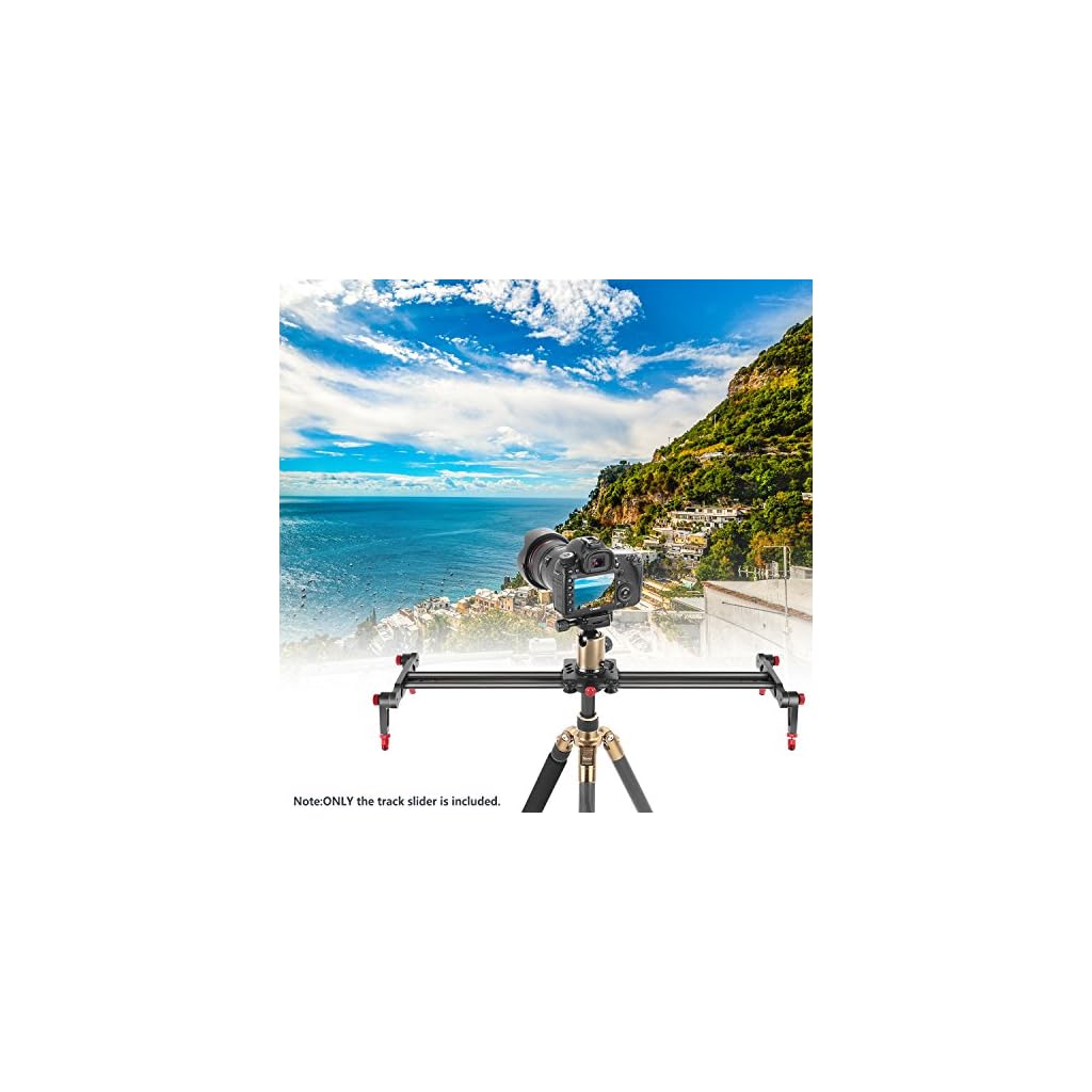 Neewer 23.6 inches/60 Centimeters Aluminum Alloy Camera Track Slider