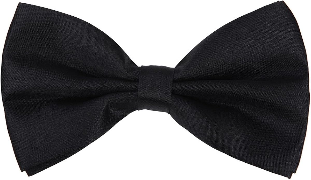 Premium Classic Solid Color Adjustable Tuxedo Neck Bowtie Bow Tie