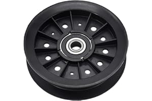 Notonmek Flat Idler Pulley 91801MA 774089MA 690452MA 91801 774089 720920 690452 Compatible with Murray Lawn Tractor 7800292 7
