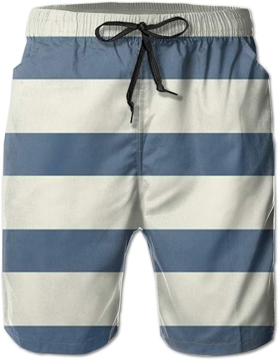 Amazon Co Jp ストライプ 水着 メンズ ショーツ サーフパンツ 海パン メンズ水着 ビーチパンツ サイズ調整 ゆったり 防水速乾 旅行 水陸両用 服 ファッション小物