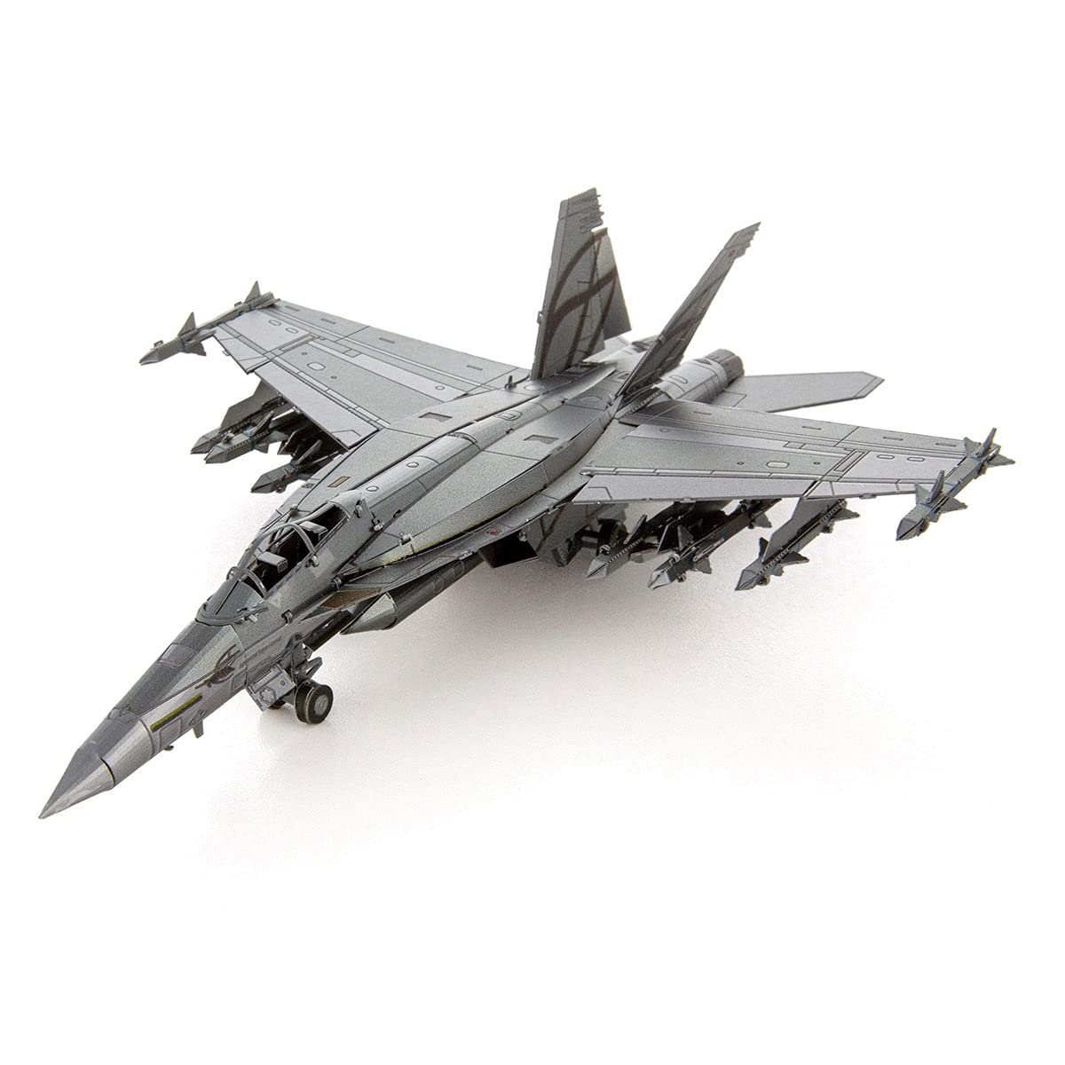 Metal Earth F/A-18 Super Hornet 3D Laser Cut Miniature Plane Kit — image 1