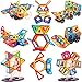 Magnet Tiles Building Block, Cossy 115 PCs Magnetic Stick and Stack Set for Girls and Boys, Perfect STEM Educational Toys for Kids Children. Suitable for for 3+ Year