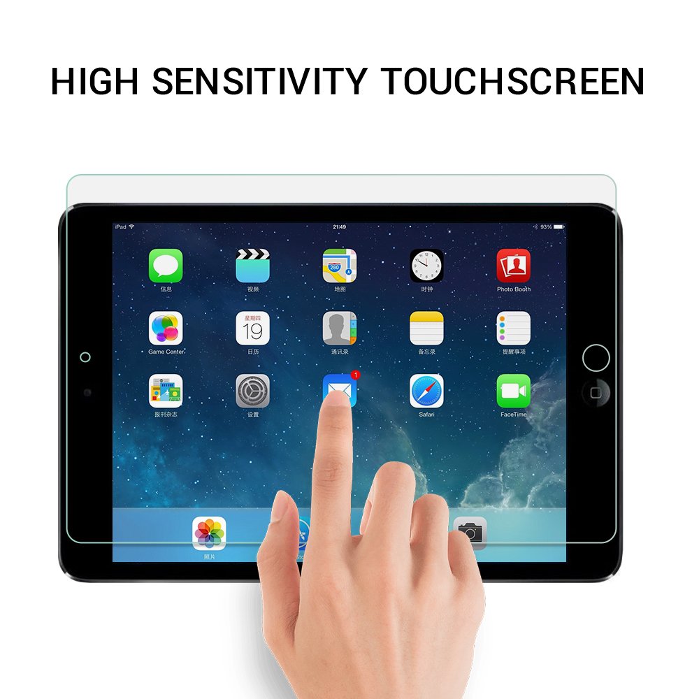 Tembin iPad 2, 3, 4 Screen Protector Glass, 9.7\