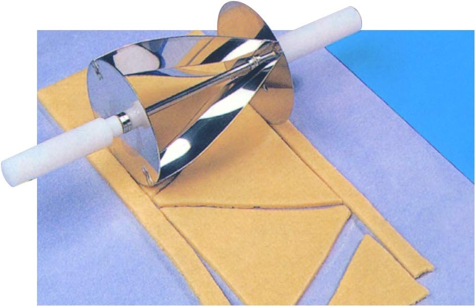 Dimoba Suministros Croissant Cutter Stainless Steel. Dimensions: 97 x 210 mm