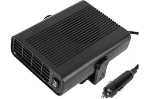 CHICKVILLA Portable Car Heater and Defroster,200W 12V Portable Car Heater that Plugs into Cigarette Lighter,Window Defroster for Car, SUV, Jeeps, Trucks