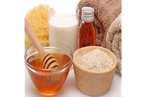 VIRGINIA CANDLE SUPPLY Oatmeal Milk & Honey Fragrance Oil ( 8 oz Bottle) for Candle Making, Soap Making, Tart Making, Room Sprays, Lotions, Car Fresheners, Slime, Bath Bombs, Warmers