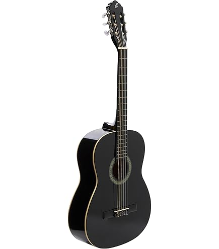 ギター violao acustico Violão Clássico de Nylon para Destros Verniz Brilhante Com Tensor