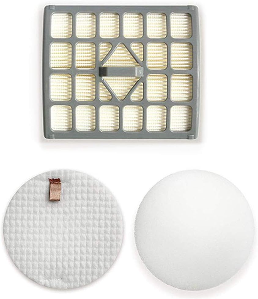 Eztronics Corp1 Foam & Felt + 1 Hepa Filters Shark Rotator Slim-Light Lift-Away Upright Vacuum NV340 NV341 NV340UK NV340UKP NV340UKR NV341Q Filter Kit Replacement Part 1229FC340 XHF340