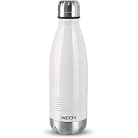 Milton Duo DLX 750 Thermosteel 24 Hours Hot and Cold Water Bottle, 700 ml, White