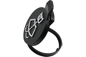 MINETPS 12767700 Windshield Wiper Washer Fluid Reservoir Cap, Tank Bottle Cap Fit for 2010-2016 GMC Chevrolet Buick Cadillac, Car Wiper Bottle Cover Replace 13227300 19172571 12788573 4563292