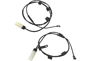 PXASU Front and Rear Brake Pad Sensor Kit for Mini Cooper R55 R56 2012 2010 2011 2012 2013 2014,Wheel Brake Pad Wear Sensors Replacement Set of 2, 34356792572 + 34356792573