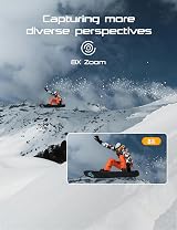 Apexcam M80air Action Camera 4K 60FPS 64MP WiFi Sports Underwater 40M EIS Remote view 6
