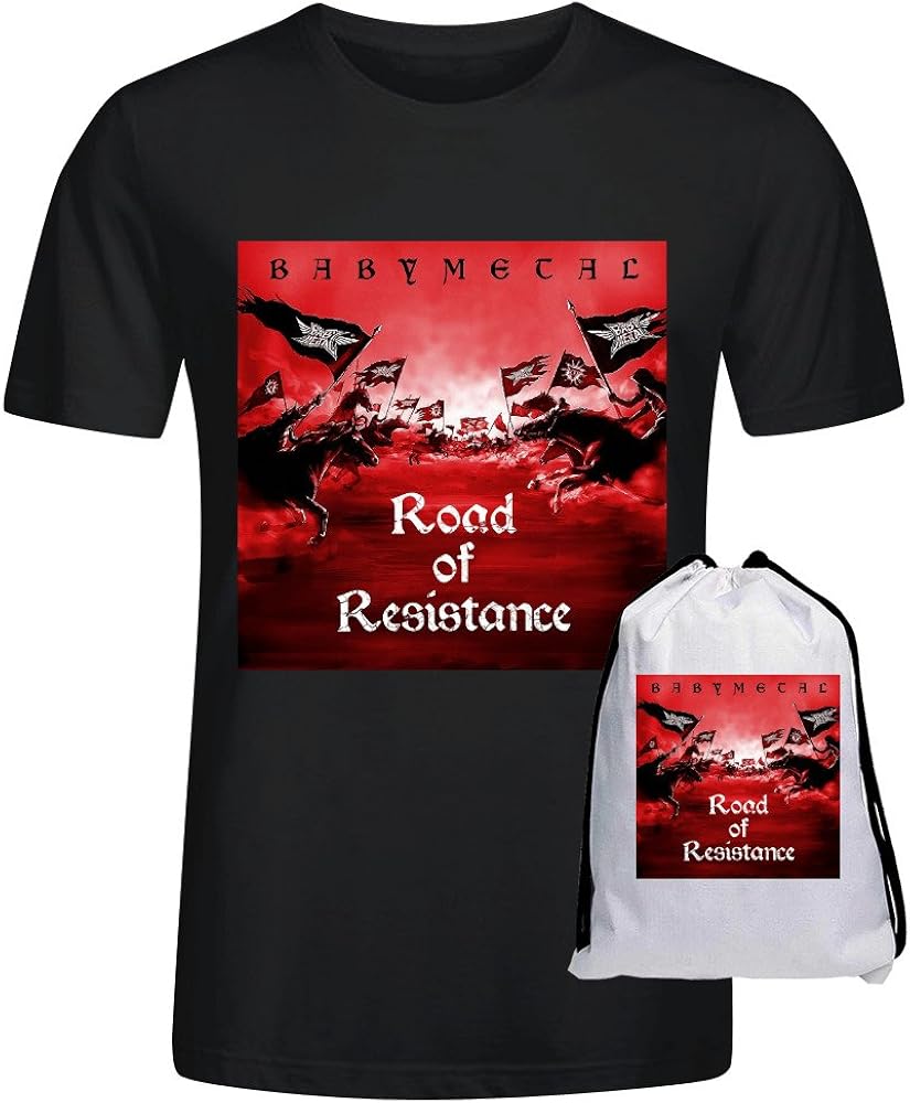 Babymetal Road Of Resistance T Shirt For Men Black Amazon Ca Clothing Accessories