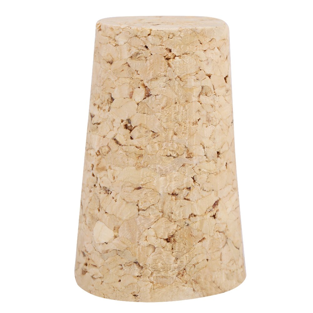 10 Pcs Corks, Premium Natural Tapered Wooden Bottle Stopper for Wine, Beer, Beverage Storage, Reusable Sealing Solution for Home, Winery, Brewery, Party, Kitchen Use