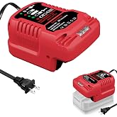 JREDK for Bauer Charger, Rapid Charger Compatible with Bauer 20V Battery 1702C-Bseries 2.0A 3.0A 6.0A,Compact Charger for Bauers 20V Battery Cordless Tools