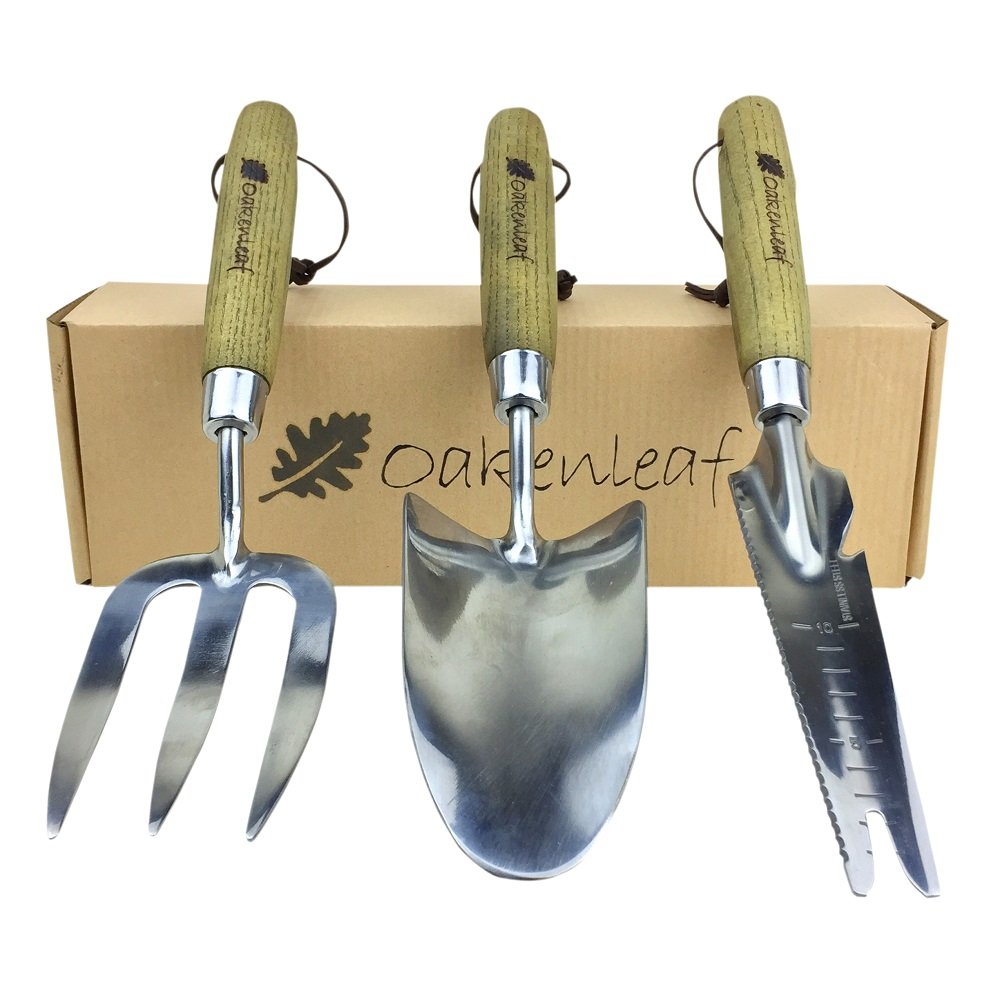 Lelekey Gardening Tools Set,12 Pieces Stainless Steel Garden Hand Tool