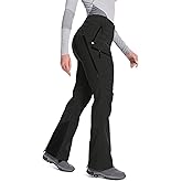 Moosehill Women's Snow Ski Pants: Fleece lined Waterproof Insulated Softshell for Winter Hiking Snowboarding Outdoor
