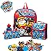 Nick Jr Paw Patrol 5 in 1 School Backpack Bag with Waterbottle & Lunch Box (Blue)