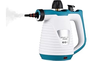 Decdeal Handheld Steam Cleaner, 1050W High Temperature Pressurized Steam Cleaning Machine with 9PCS Accessories