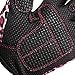 Contraband Pink Label 5297 Womens Design Series Leopard Print Lifting & Rowing Gloves (Pair) - Lightweight Vegan Medium Padded Microfiber Amara Leather w/Griplock Silicone (Pink/White Small)