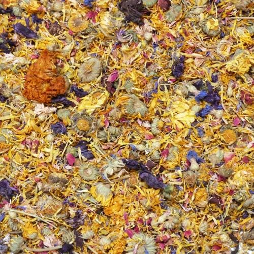 Norfolk Feeds Dried Flower Mix 50g - 1kg- Tortoise, Rabbit, Horse, Guinea Pig Food - Treat (50g)