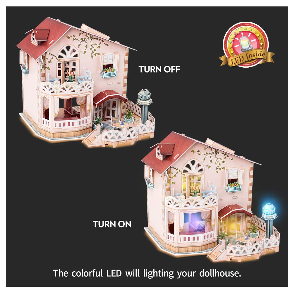 3D Puzzle Doll S House Puzzle 160 p Ces p645h 8 + CubicFun Dreamy Doll