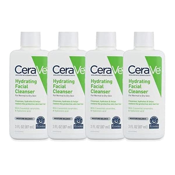 CERAVE HYDRATING FACIAL CLEANSER FOR NORMAL TO DRY SKIN 3 FL OZ