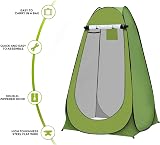 Denny International Portable Pop Up Privacy Tent Green Camping Shower Changing view 8