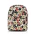 Mickey Minnie Canvas Backpack Casual Daypack with 15 in Laptop Storage Compartment