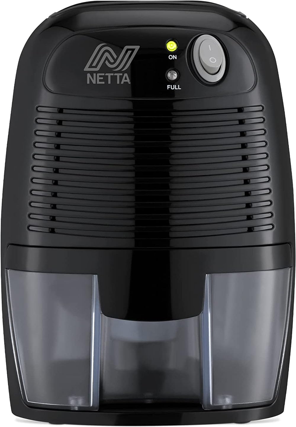 NETTA Mini Air Dehumidifier for Home Damp & Mould - 500ml Portable Dehumidifier with Auto Shut Off - Ultra Quiet Small Dehumidifier for Bedroom, Bathroom, Wardrobe & Kitchen - Black