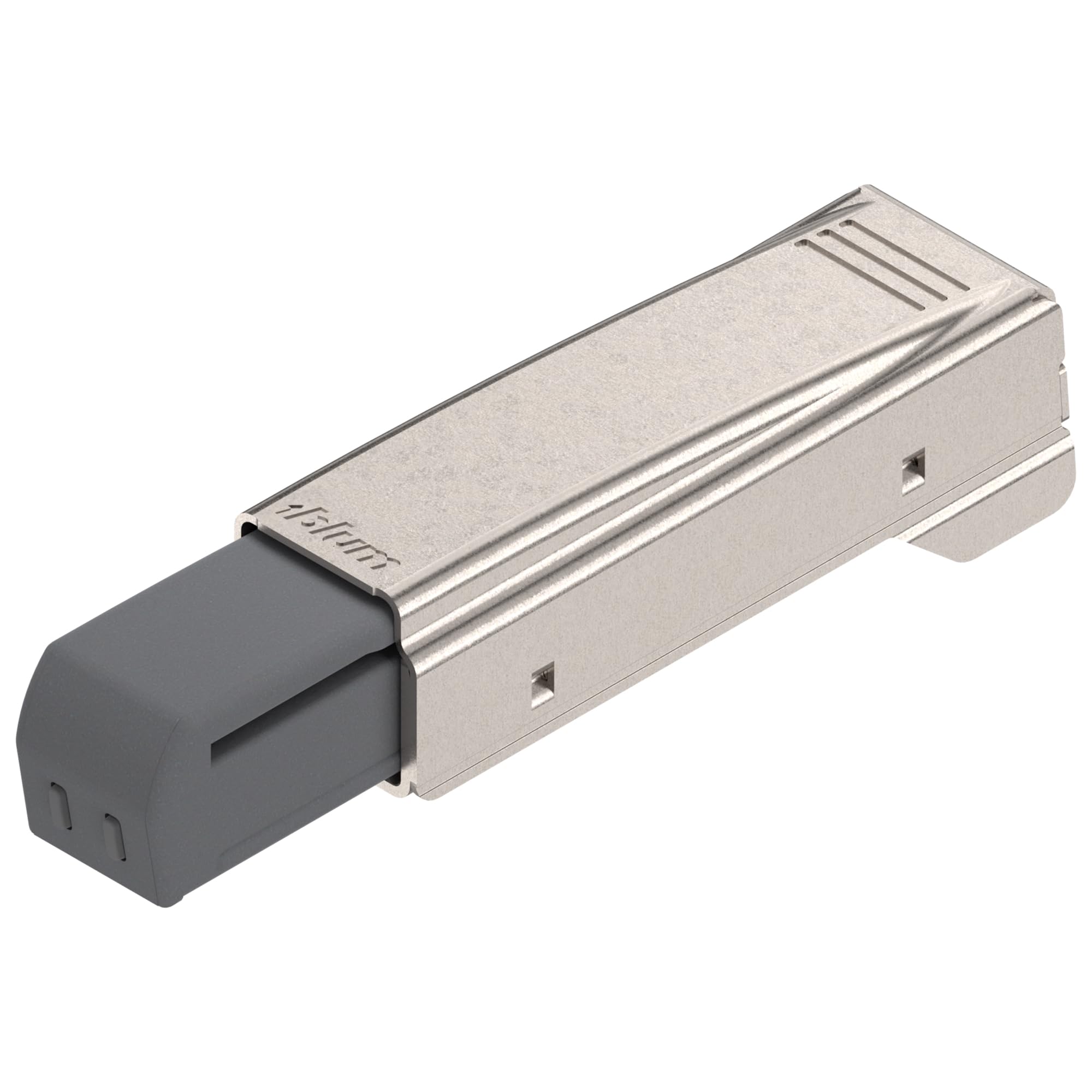 Blum 973A0500.01x1 973A Blumotion Straight Arm Full Overlay Hinge for Doors, Nickel Finish
