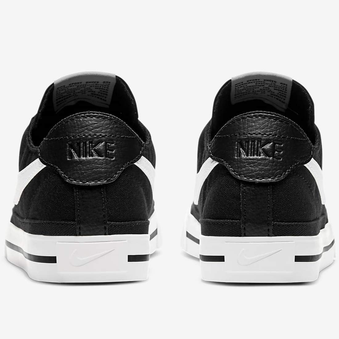Amazon Co Jp ナイキ Nike コート レガシー キャンバス W Court Legacy Cnvs ブラック ホワイト Cz0294 001 国内正規品 スポーツ アウトドア