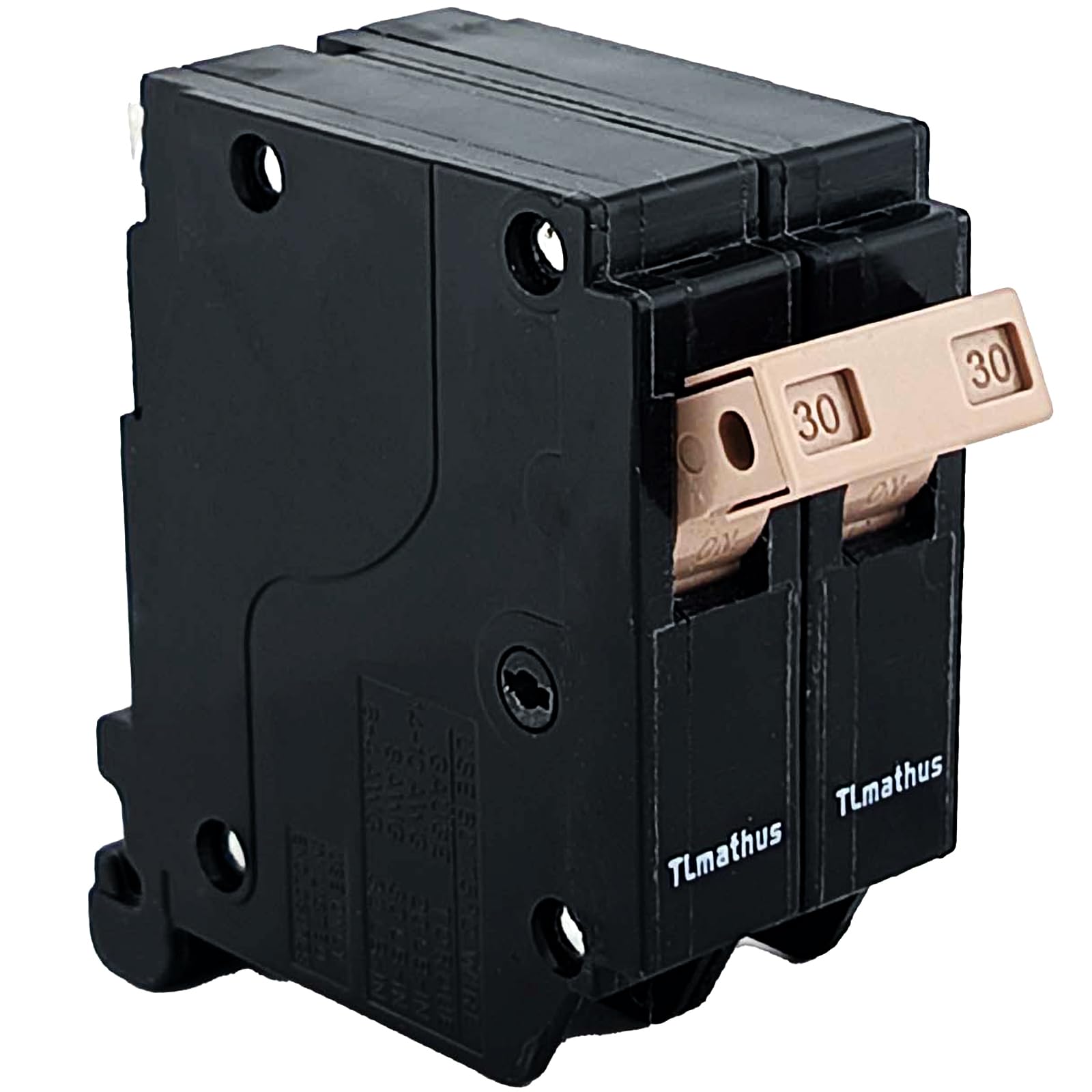Photo 1 of 30 Amp Double Pole Breaker Plug on Mount Standard Miniature Circuit Breaker Thermal Magnetic Protection, 10KA 120/240V, Suitable for Various Brands of Load Centers