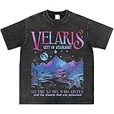 Bellelement Acotar Velaris T-Shirts City of Starlight Graphic T Shirt Book Lover Tee
