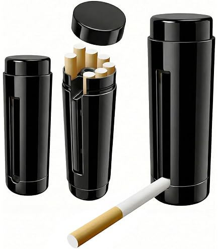 pop up cigarette dispenser Automatic Metal Box Table cigar holder 20 Cigarettes Amazon.com: Cigarette Case Holder, Auto