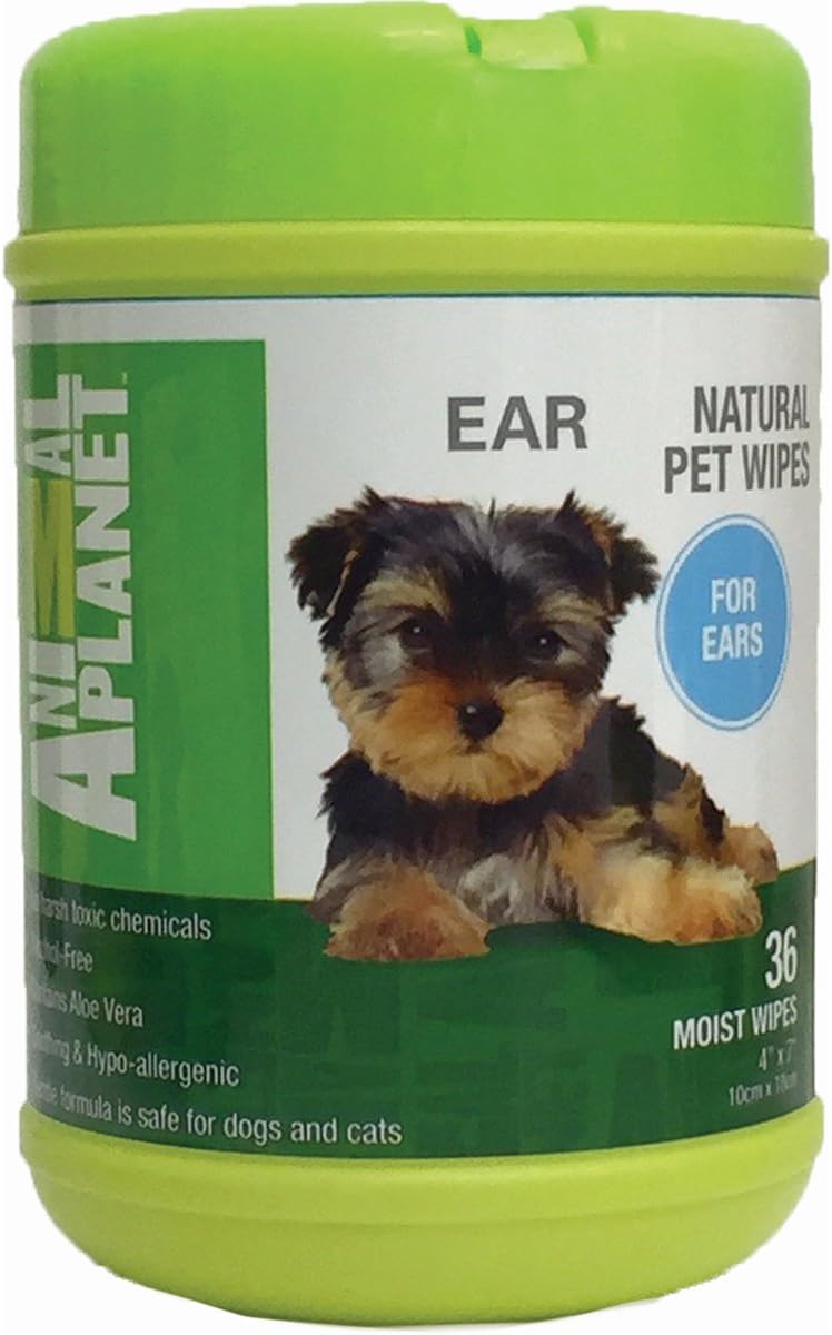 Animal Planet Natural Pet Wipes for Ears