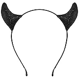 Glitter Devil Horns Headband - HKFUON Sparkly