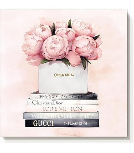Amazon.com: Oliver Gal Silver Classic Number 5 Canvas Print Wall