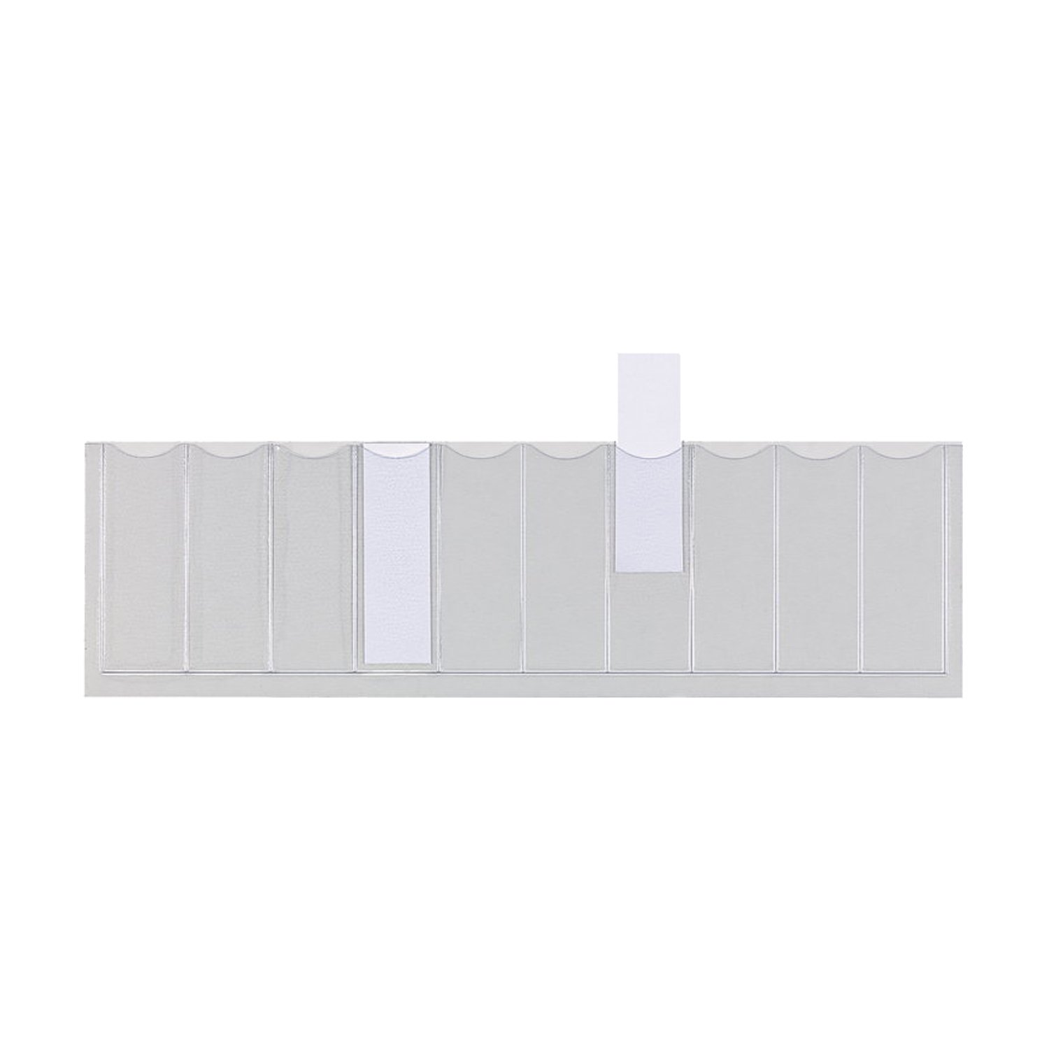 Elba 100420914 Insert Sign – PVC (Label Frame for Suspension Files Pack of 50 Transparent Pendulum Insert Label, PVC Clear